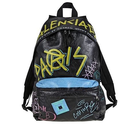 balenciaga graffiti bag replica|graffiti canvas backpack.